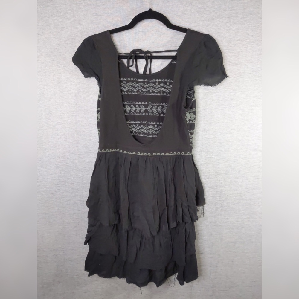 9x 👯‍♀️Host Pick⚡️Free People Tiered Raw Hem Dress - Picture 4 of 14